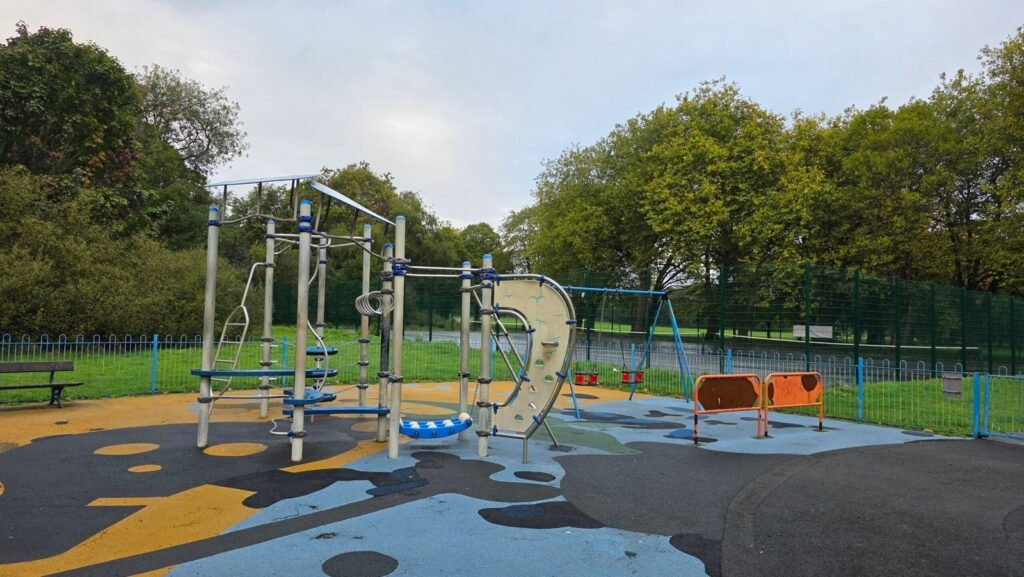 Climbing frame for older children at Sefton Park Playground Climbing frame for older children at Sefton Park Playground