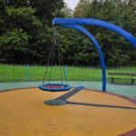 Nest swing at Sefton Park Playground, Liverpool Nest swing at Sefton Park Playground, Liverpool